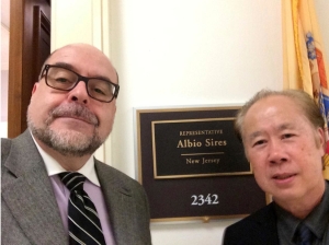 Selfie of Laurence E. Parisi, AIA and Ben Lee, AIA